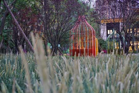 龍湖聽藍灣樣板區(qū)景觀