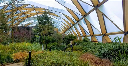 【世界園林】大倫敦屋頂花園Crossrail Place Roof Garden